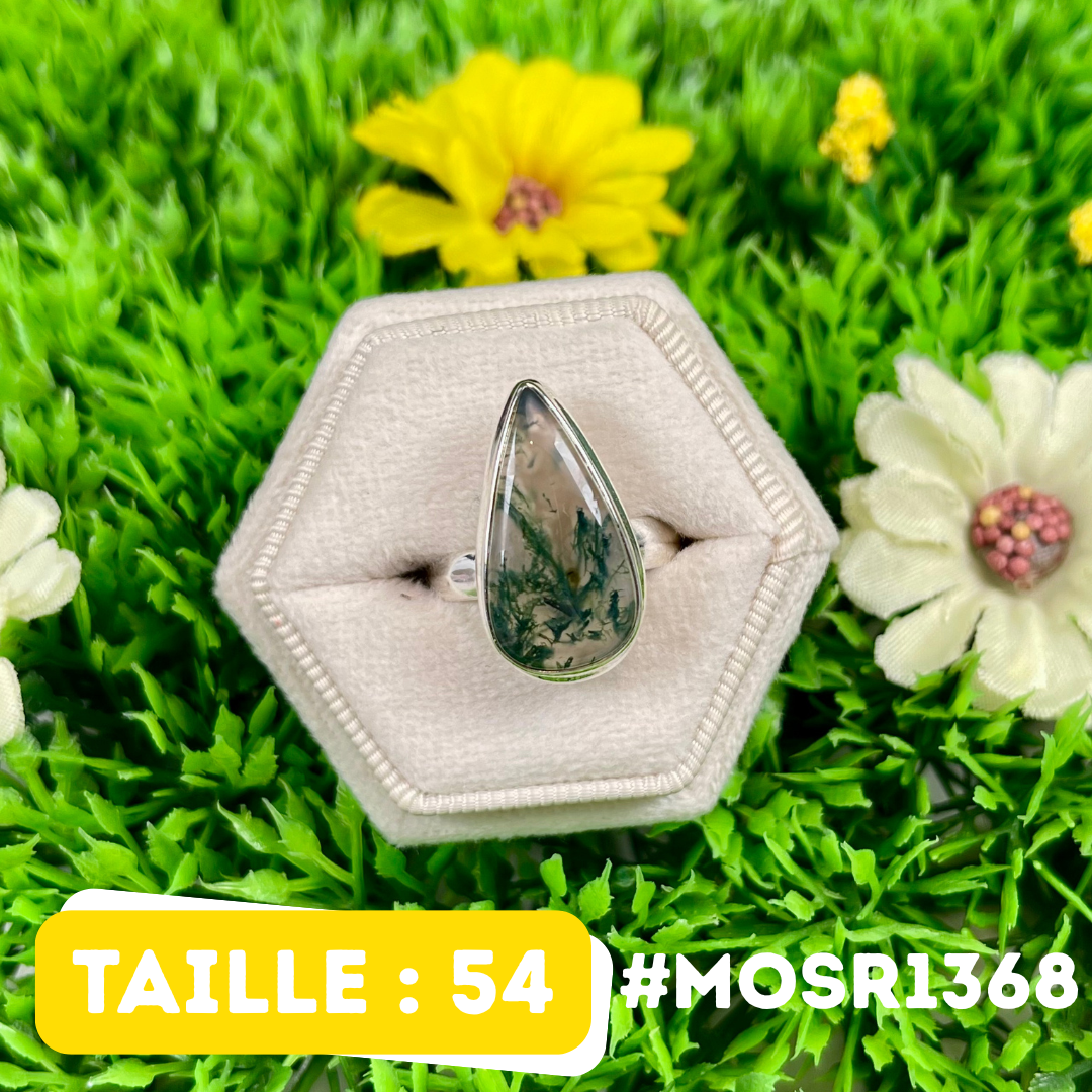 Bague Agate Mousse #MOSR1368