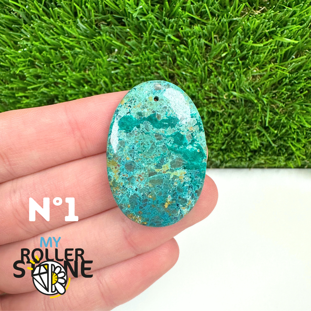 Pendentif Percé Shattuckite 5A