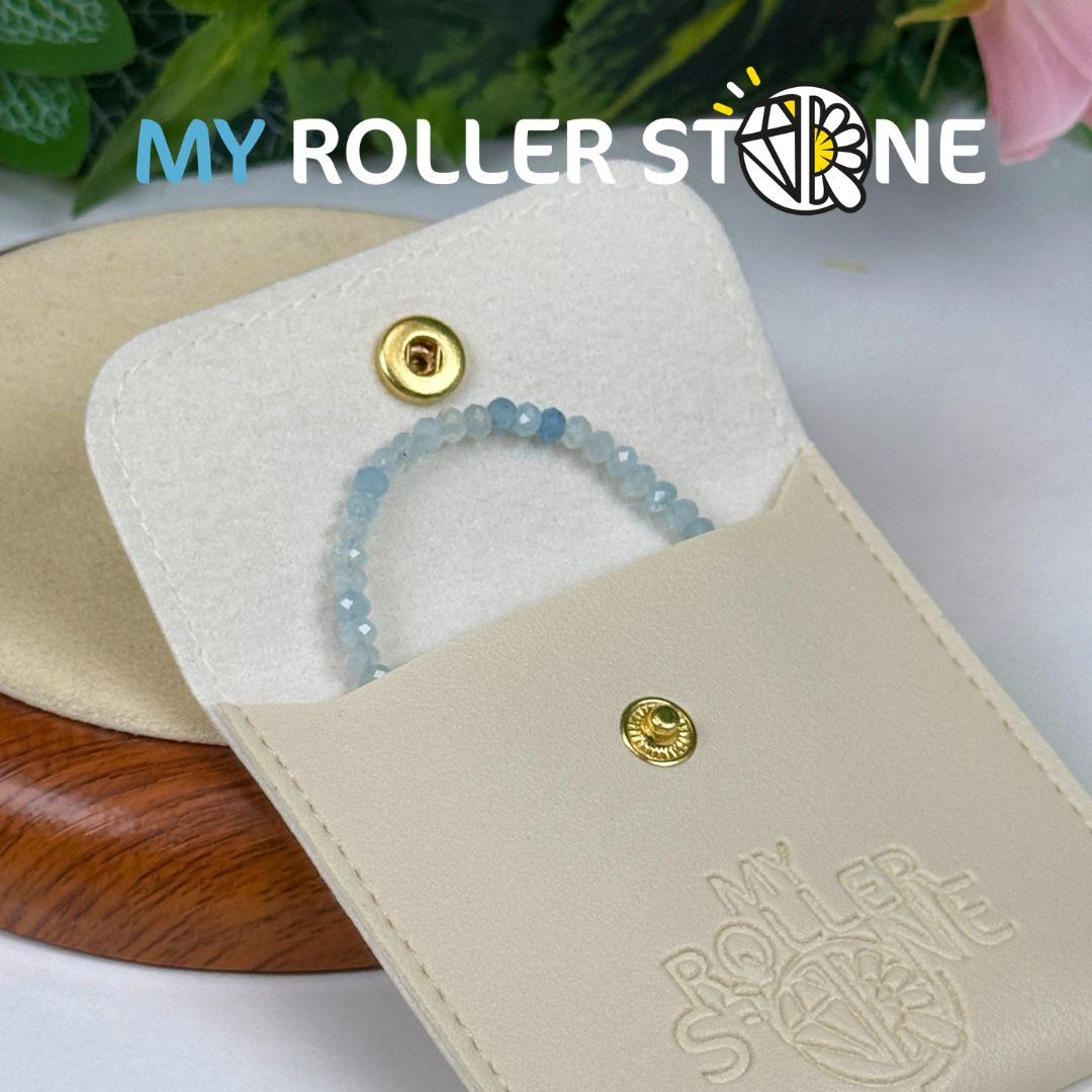 Bracelet Aigue marine fermoir