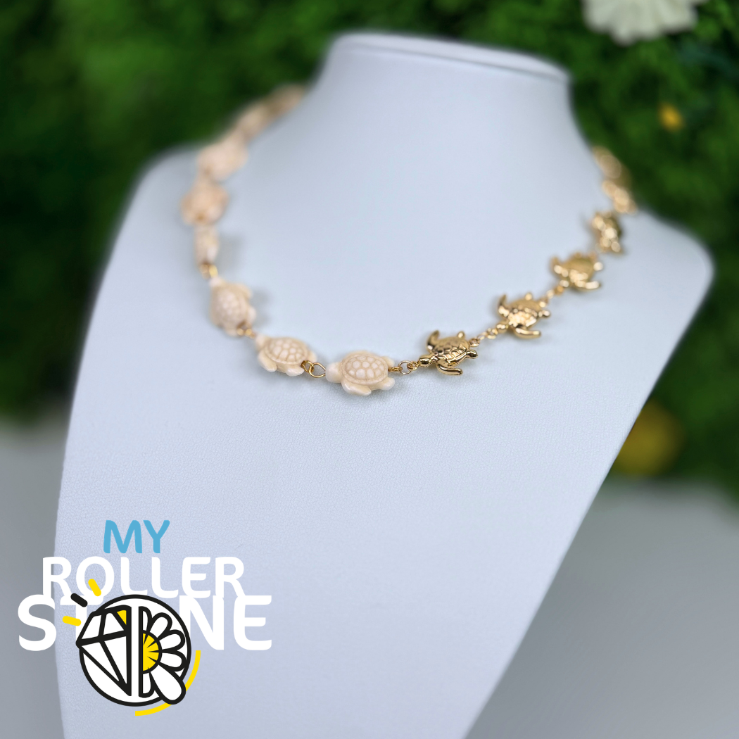 Collier Tortue Duo Acier inoxydable