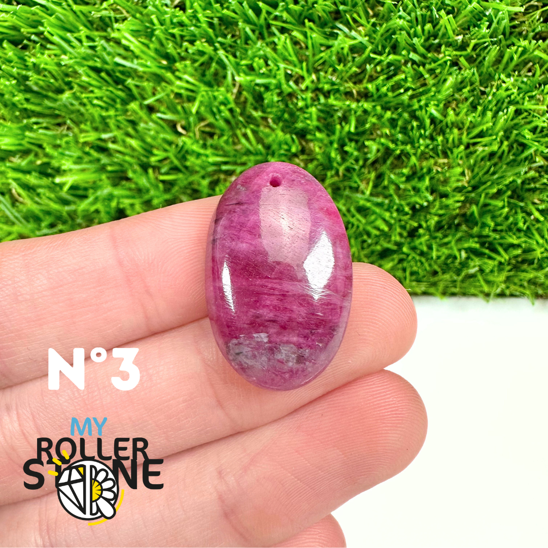 Pendentif Percé Rubis 3A