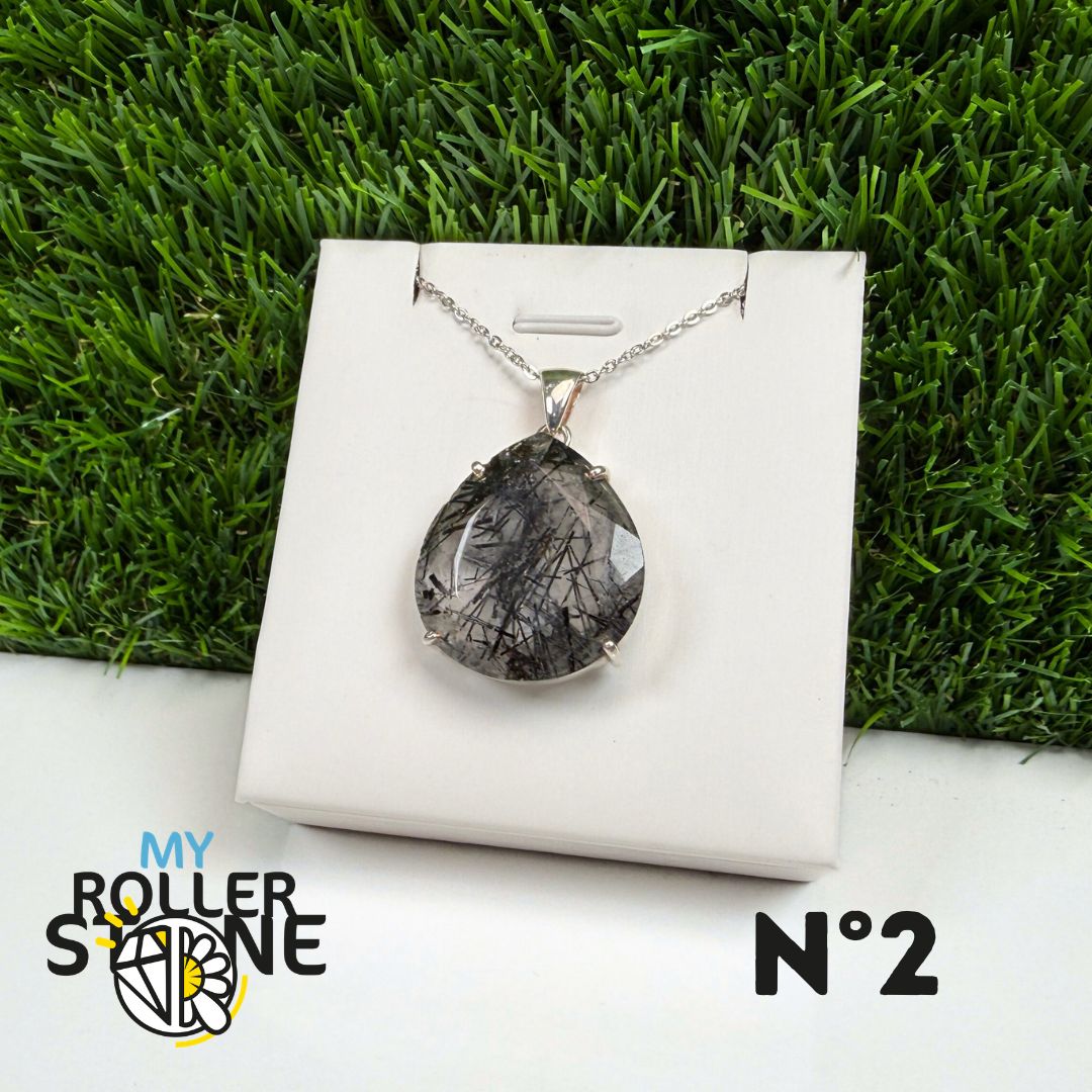 Pendentif Quartz Tourmaline #2