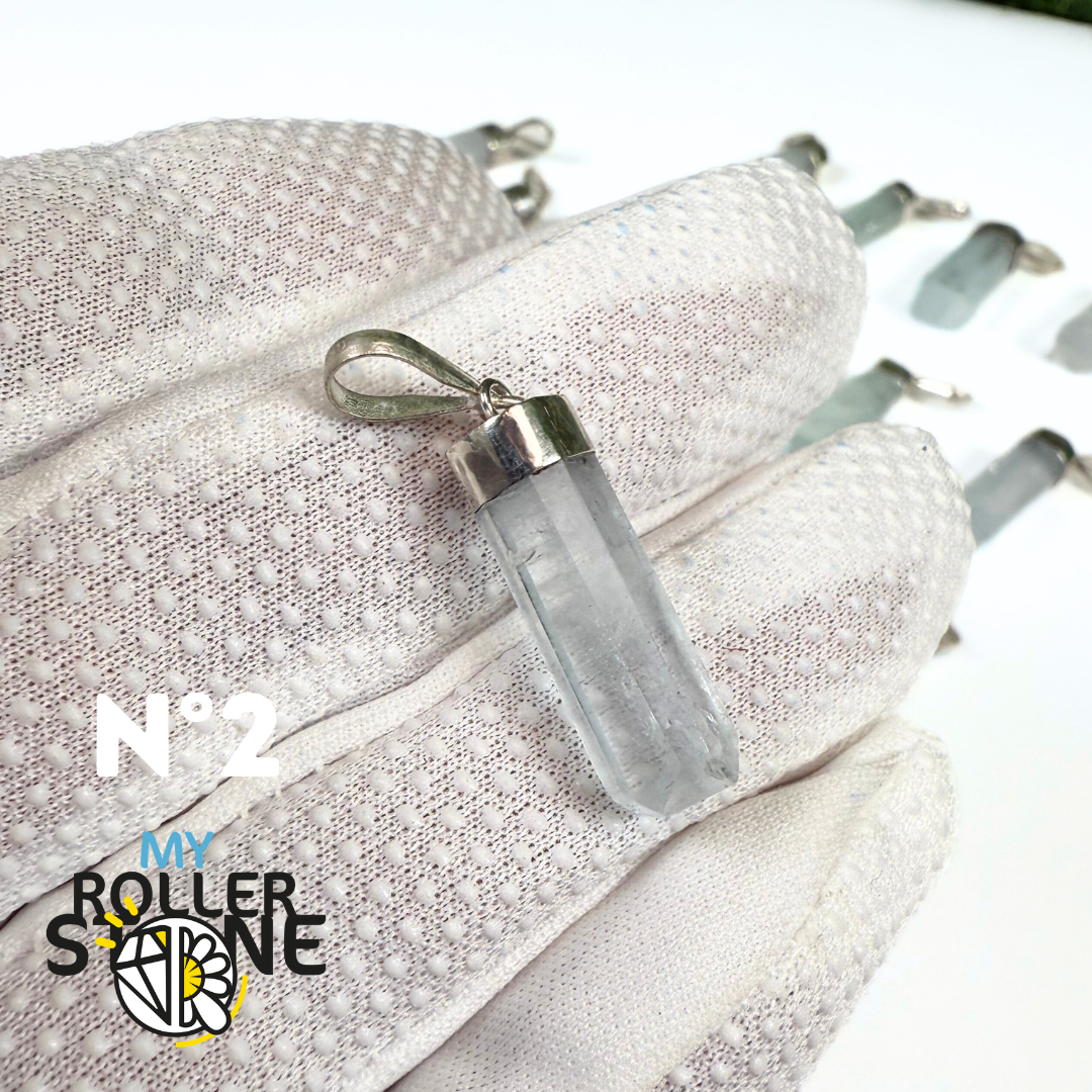 Pendentif Aigue-Marine et Argent