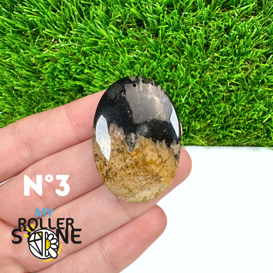 Pendentif Agate Racine de Palmier