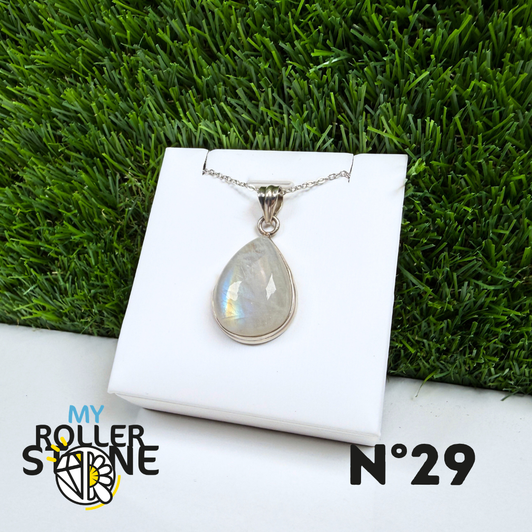 Pendentif Pierre de Lune Argent #29