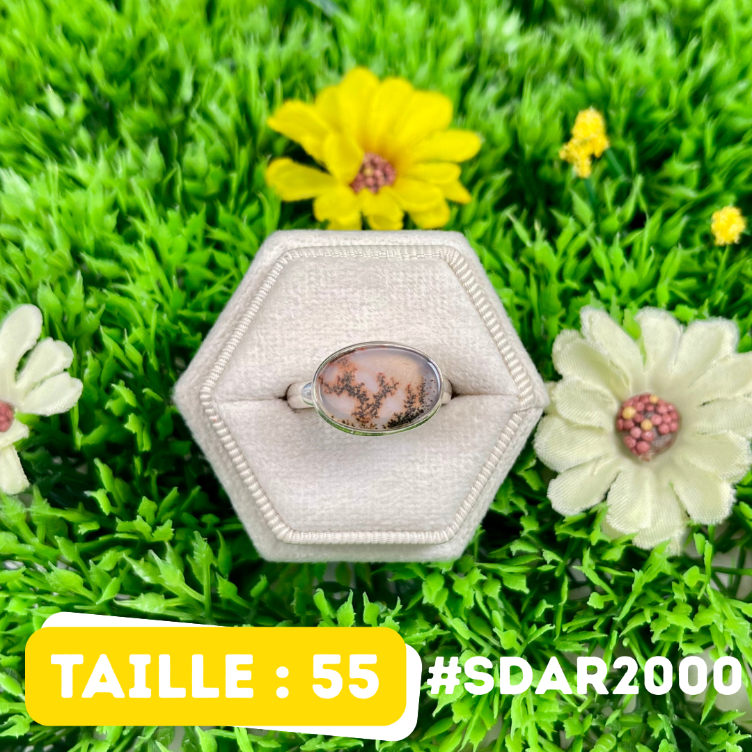 Bague Agate Dendritique #SDAR2000