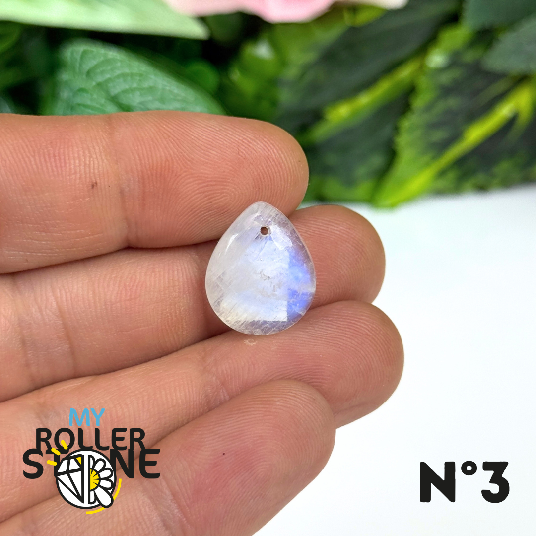 Petits Pendentifs Pierre de lune Forme Libre 5A