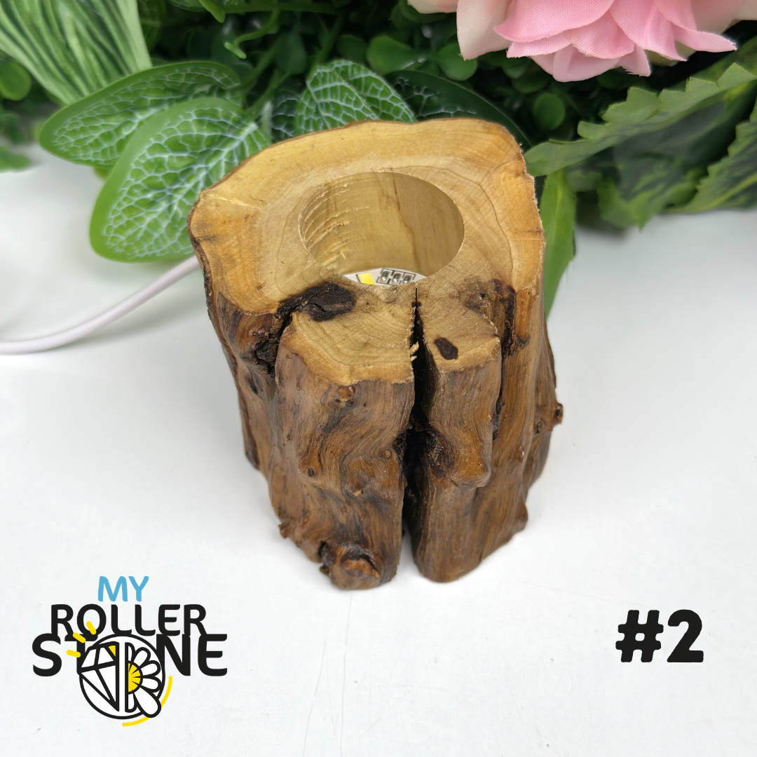 Support en bois LED pour sphère