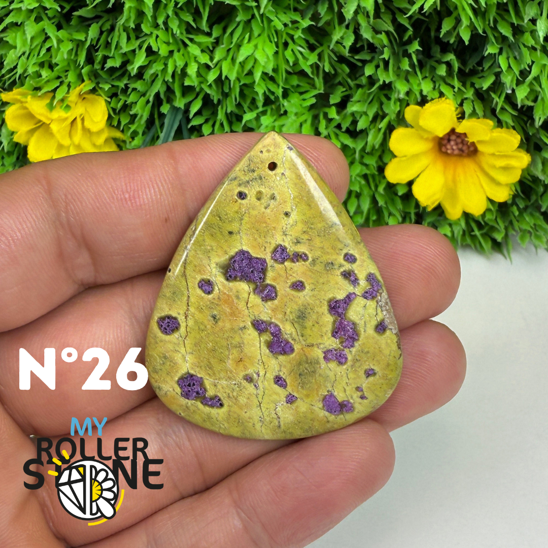 Pendentif Atlantisite 5A percé