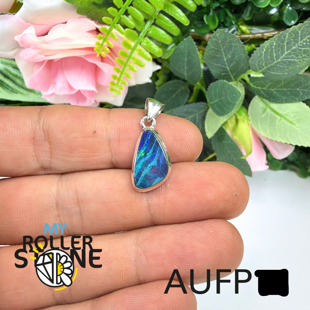 Pendentif argent opale australienne #FP42