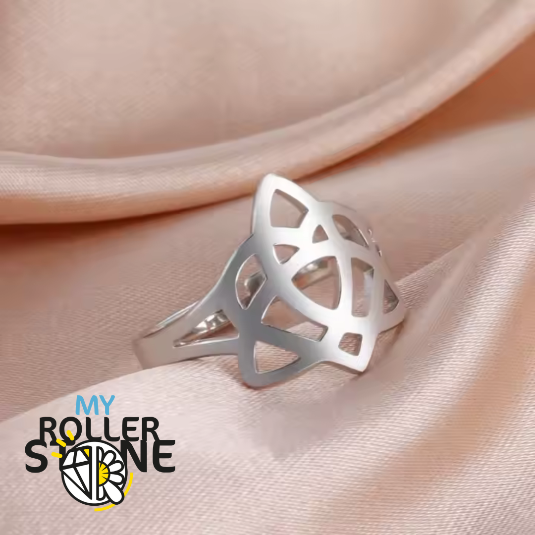 Bague nœud celtique et Coeur