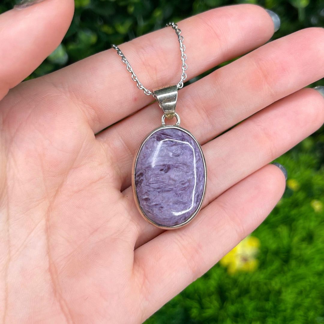 Pendentif Charoite #4