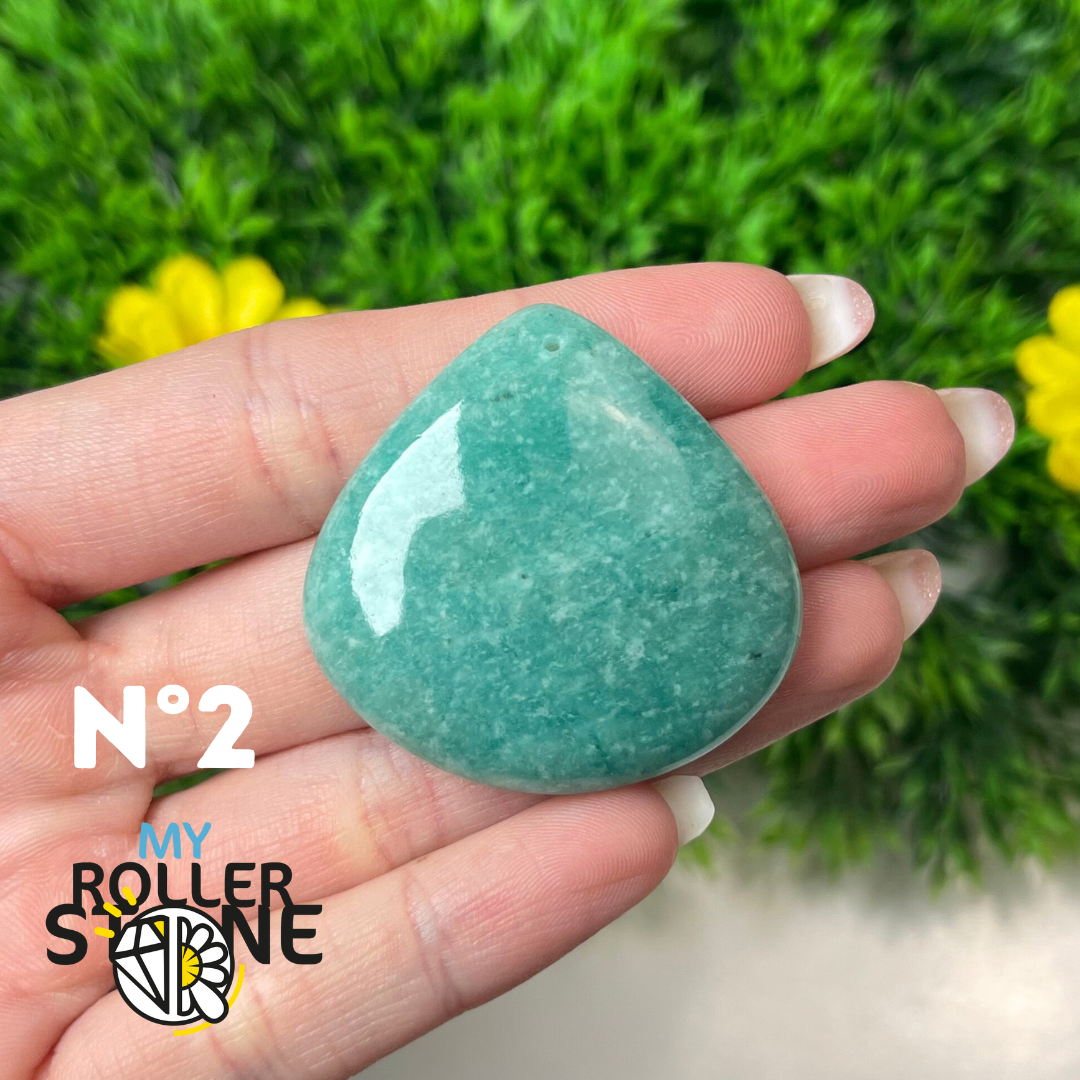 Pendentif Amazonite Brésil 5A