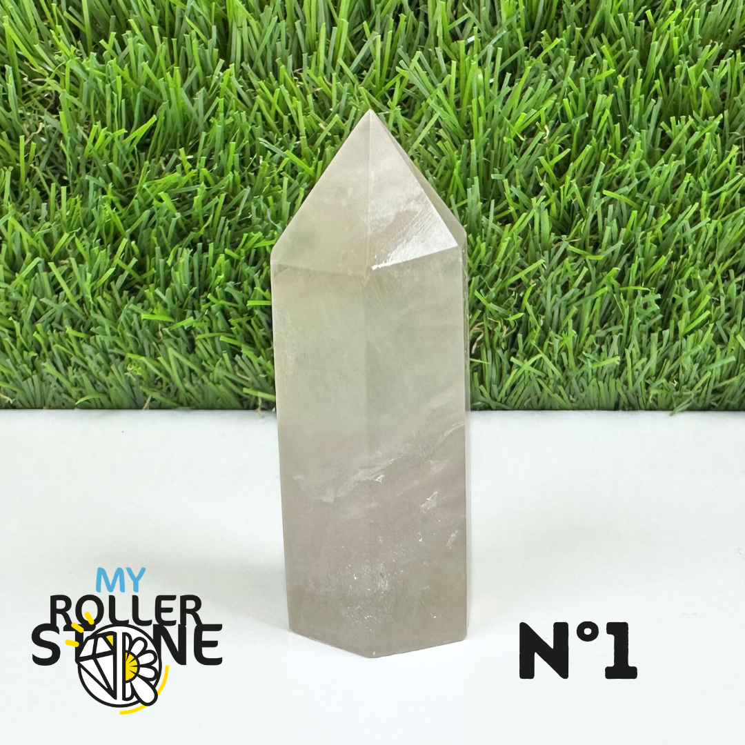 Pointes Pierre Fluorite Arc-en-Ciel Pastel