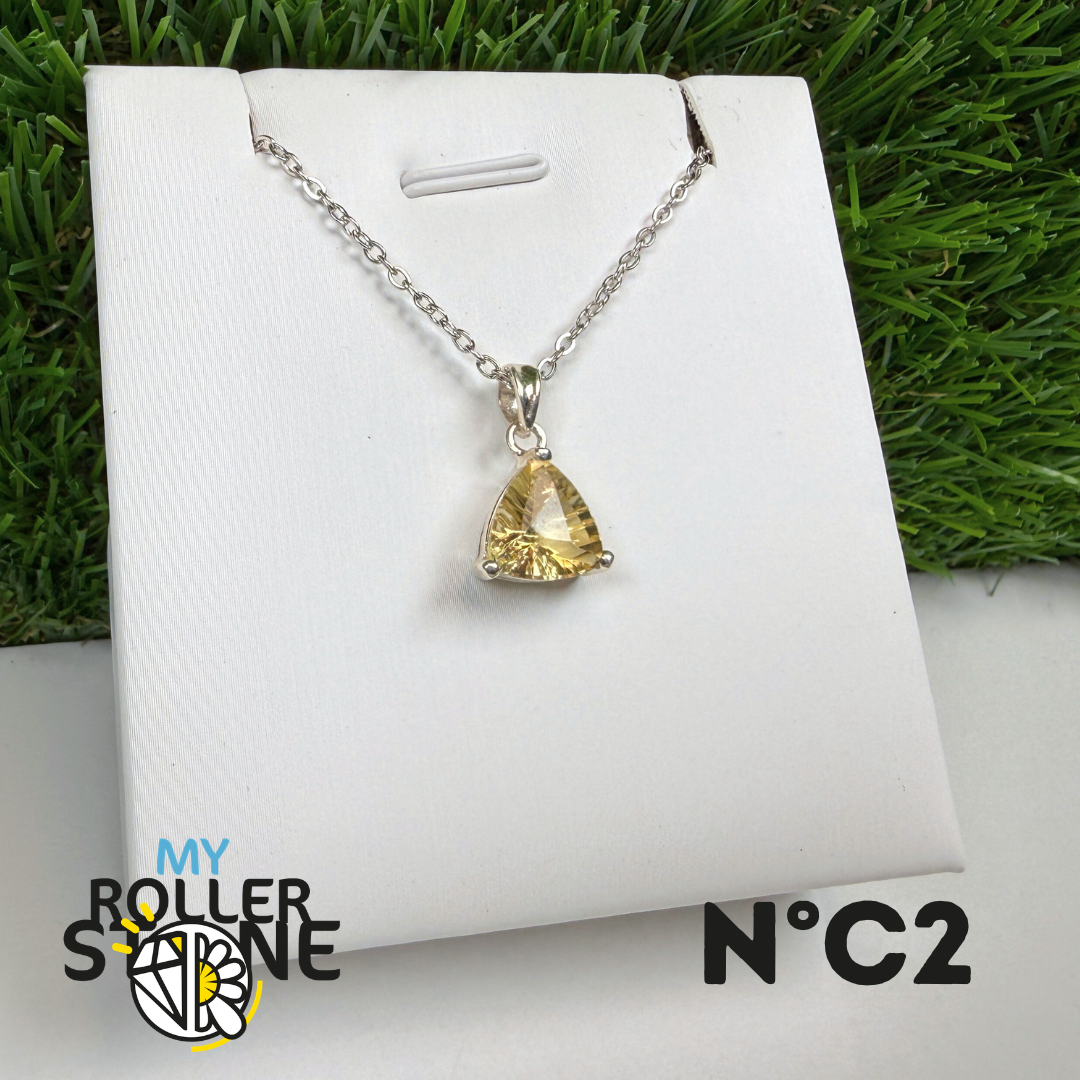 Pendentif Citrine du Brésil Argent 925 #2