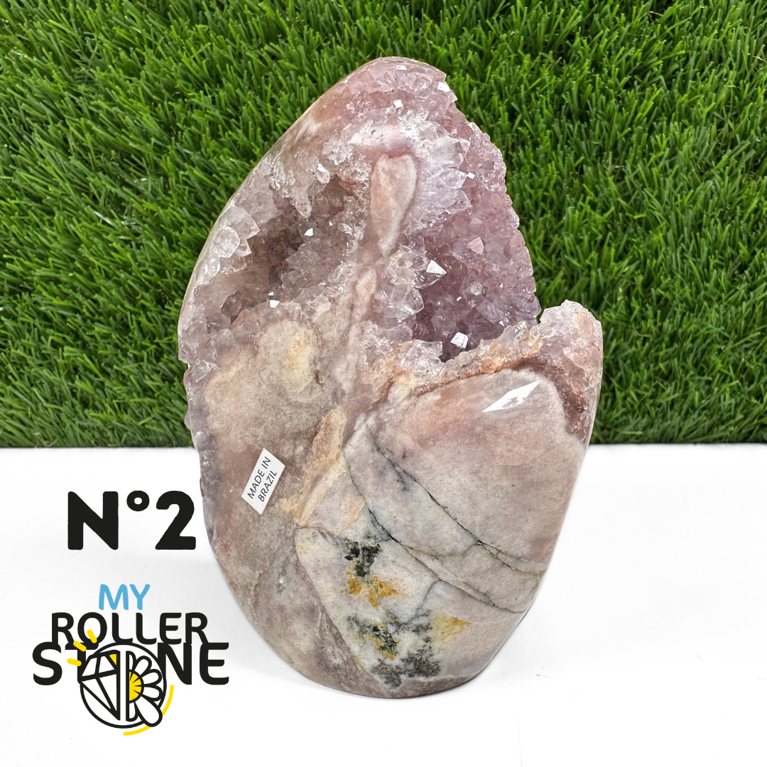 Géode Améthyste Rose du Brésil #2