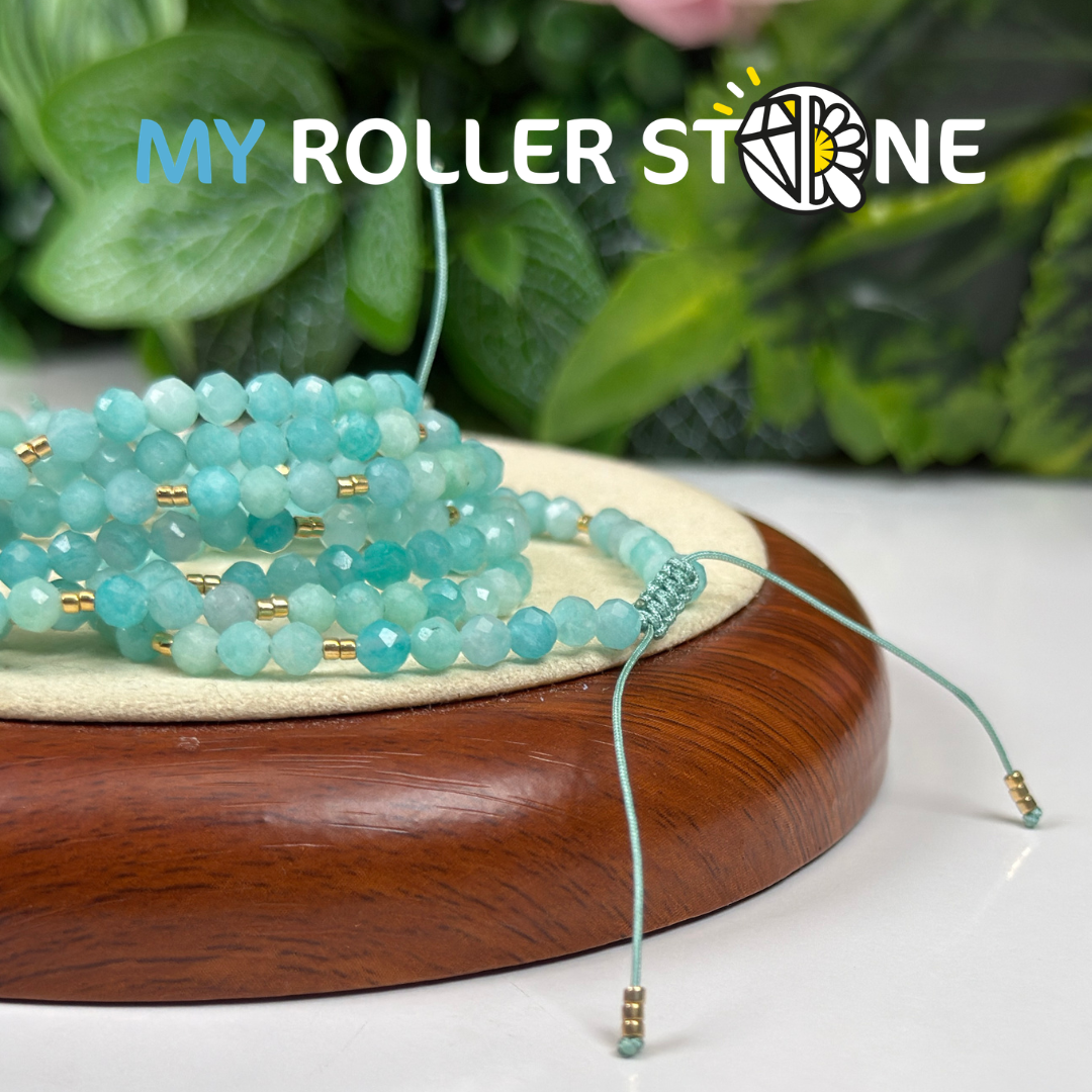 Bracelet cordon Amazonite du Brésil
