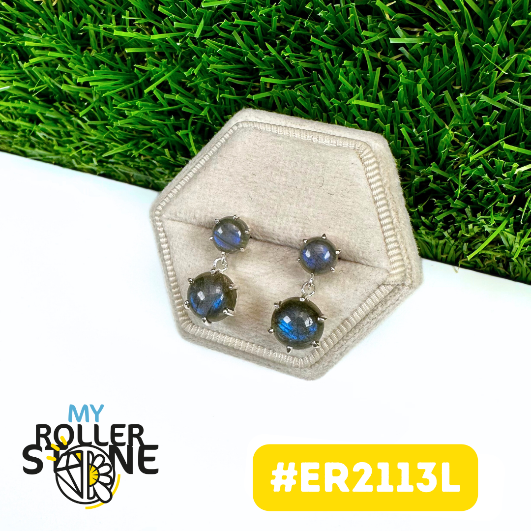 Boucles d'Oreilles Labradorite Argent 925 (ER2113L)