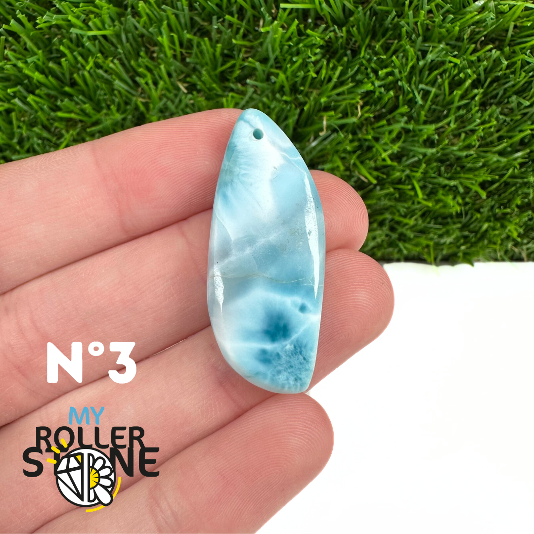 Pendentif Larimar 5A percé
