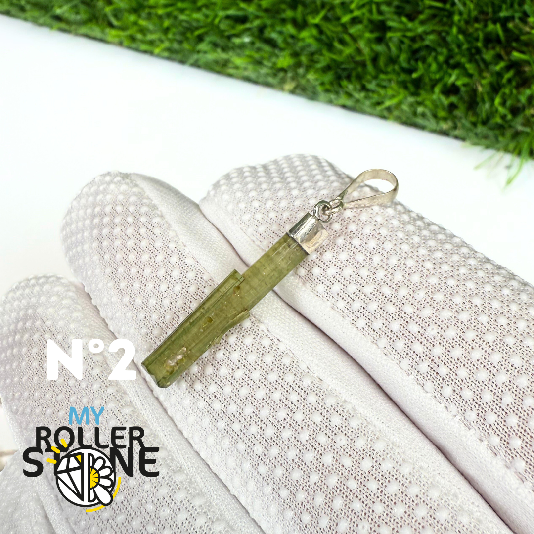 Pendentif Multi Tourmaline et Argent