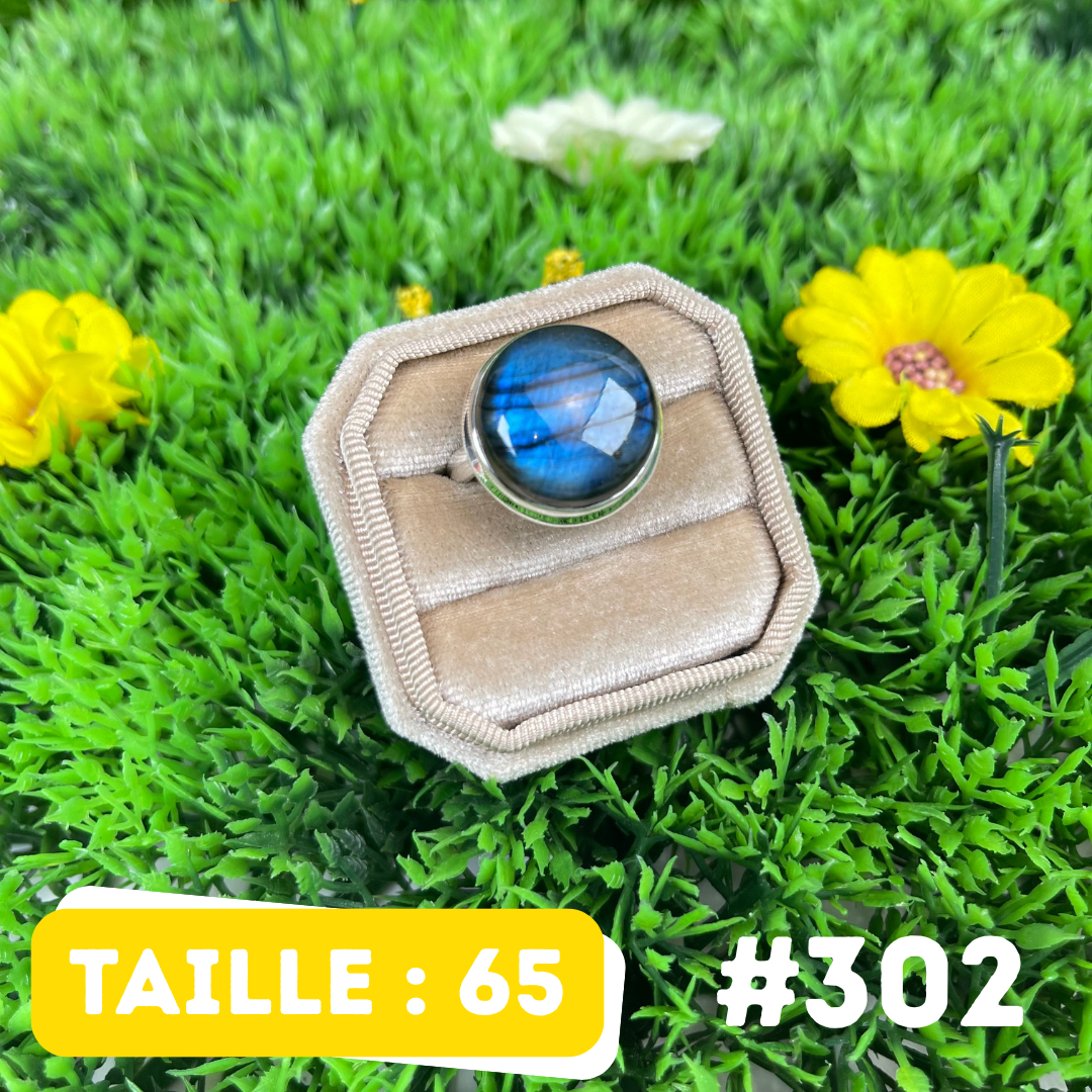Bague Labradorite Bluefire #302