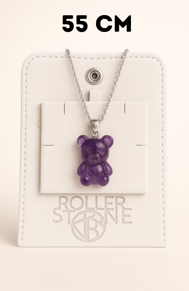 Box pendentif animaux couleur argent - 55 cm (Chaîne +Bélière+Boite)