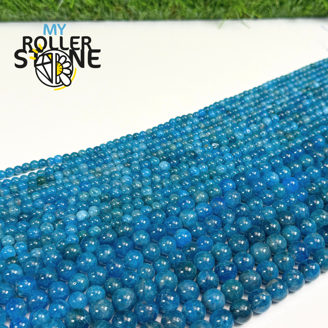 Perle Apatite bleue 5A