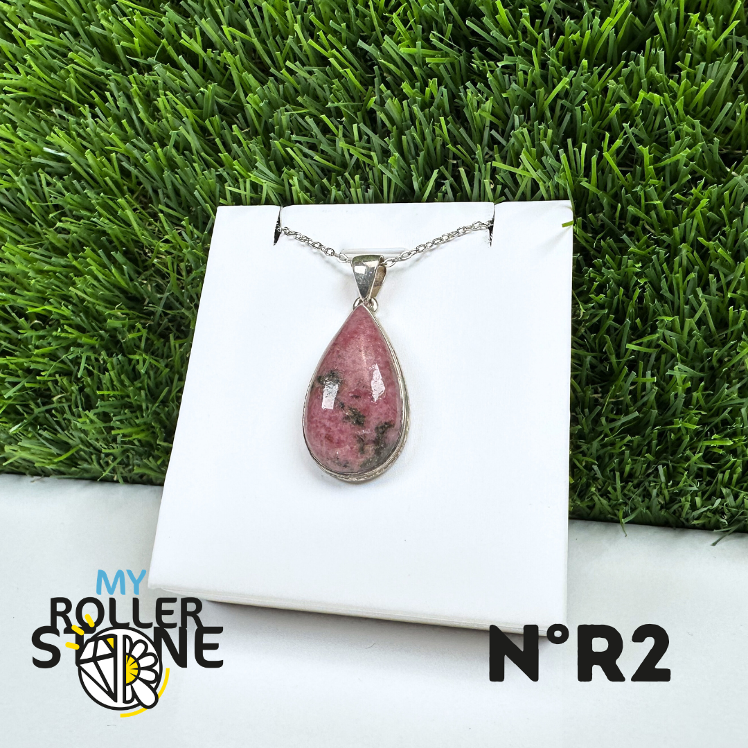 Pendentif Argent Rhodonite Australienne #2