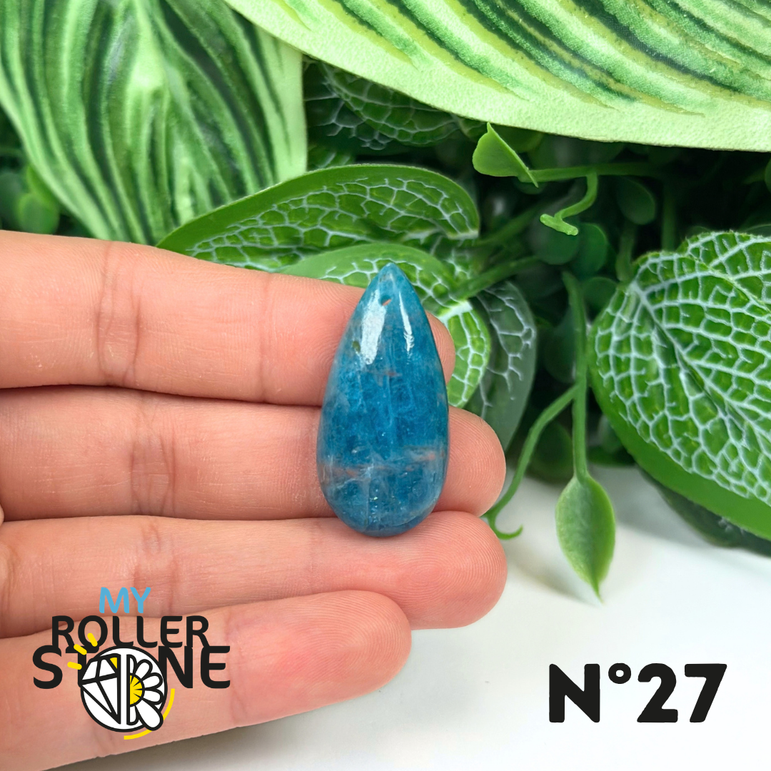 Pendentif Apatite bleue 5A