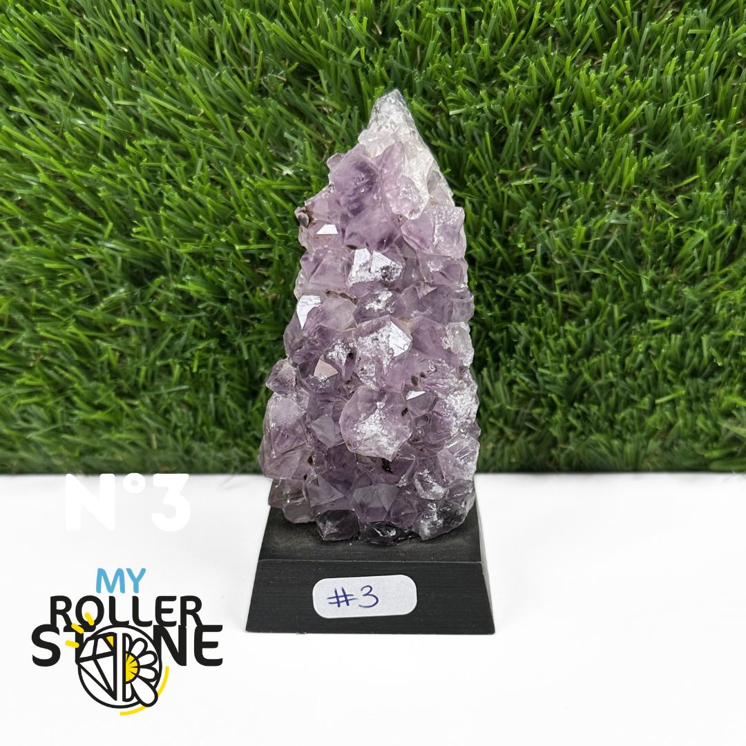 Améthyste sur socle