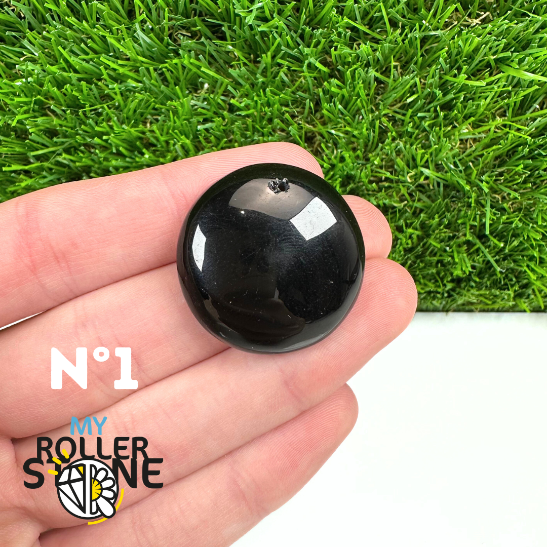 Pendentif Percé Tourmaline Noire