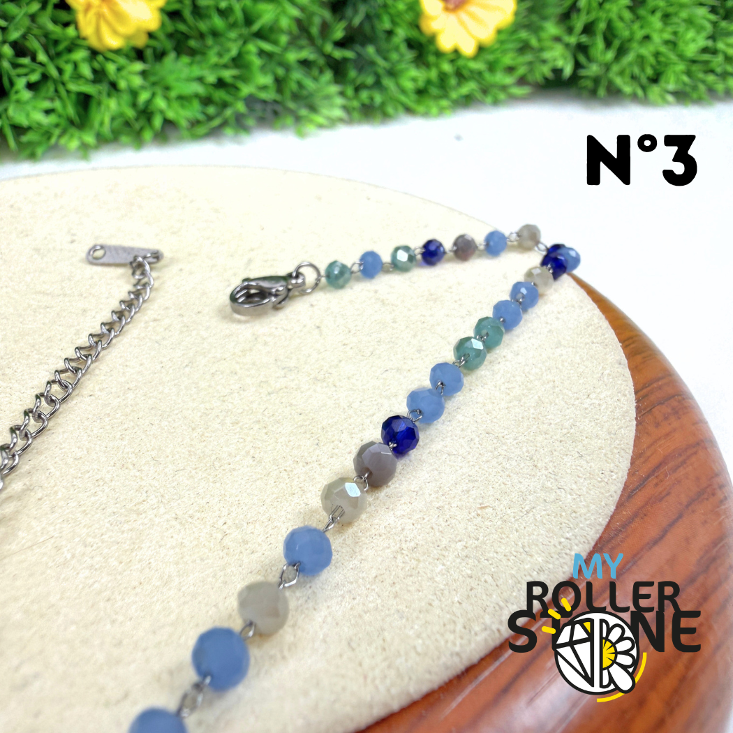 Bracelet Perles Facettées 3,5 mm