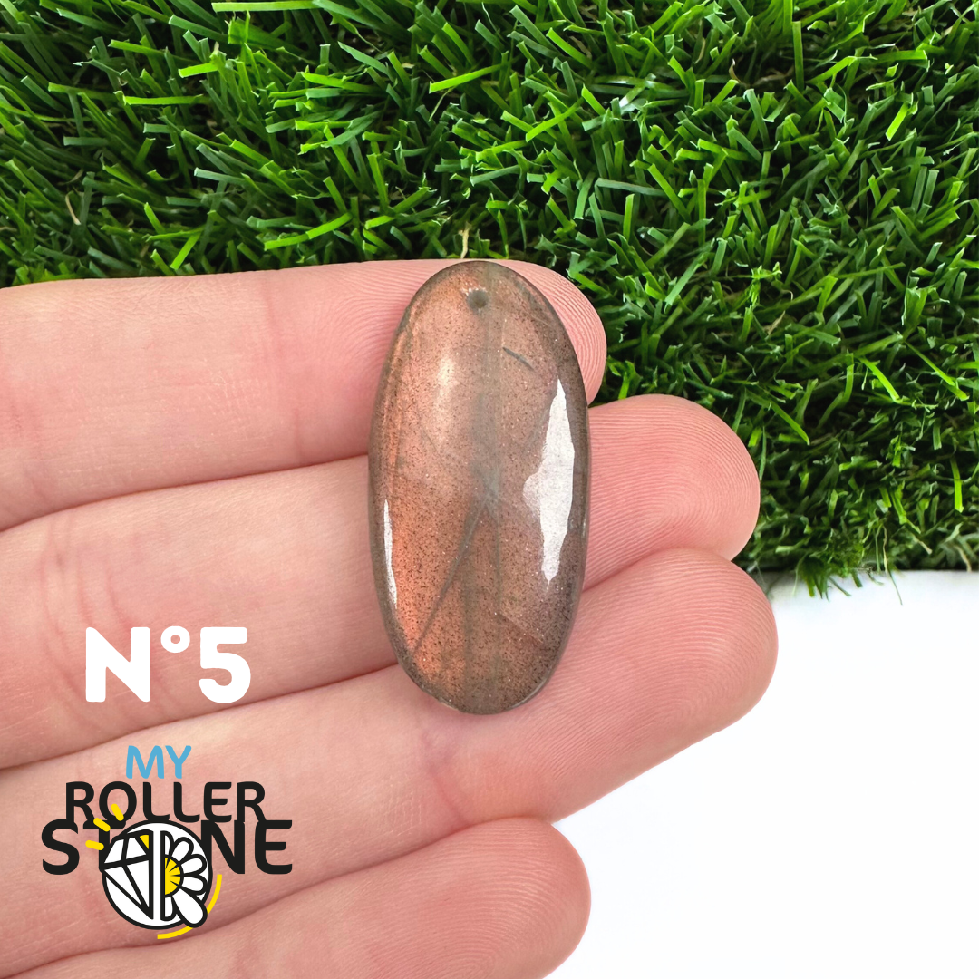 Pendentifs Labradorite Violette forme Libre 5A