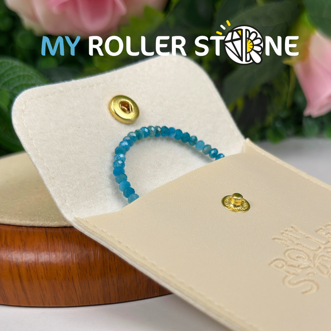 Bracelet Apatite fermoir Argent