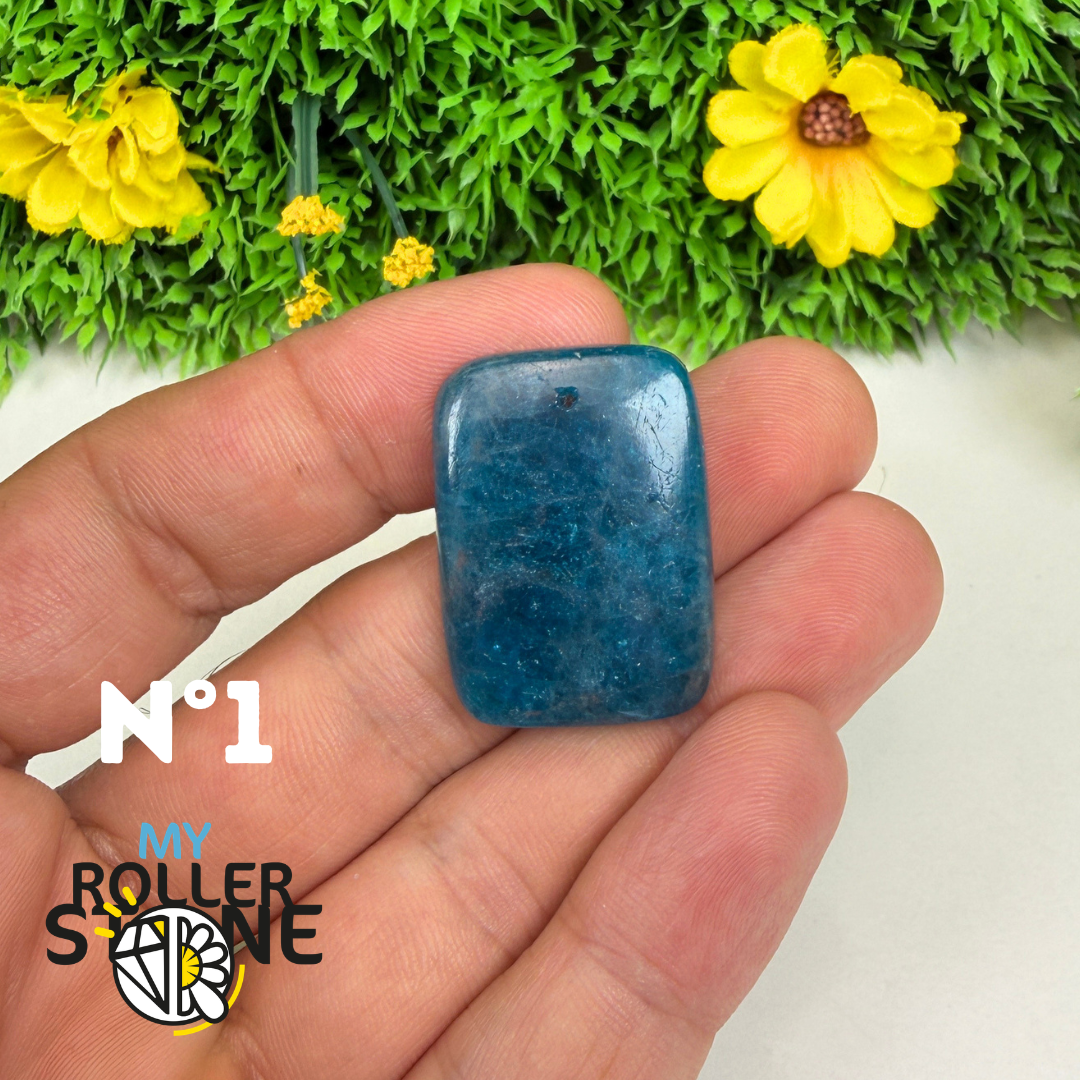 Pendentif Apatite bleue 3A