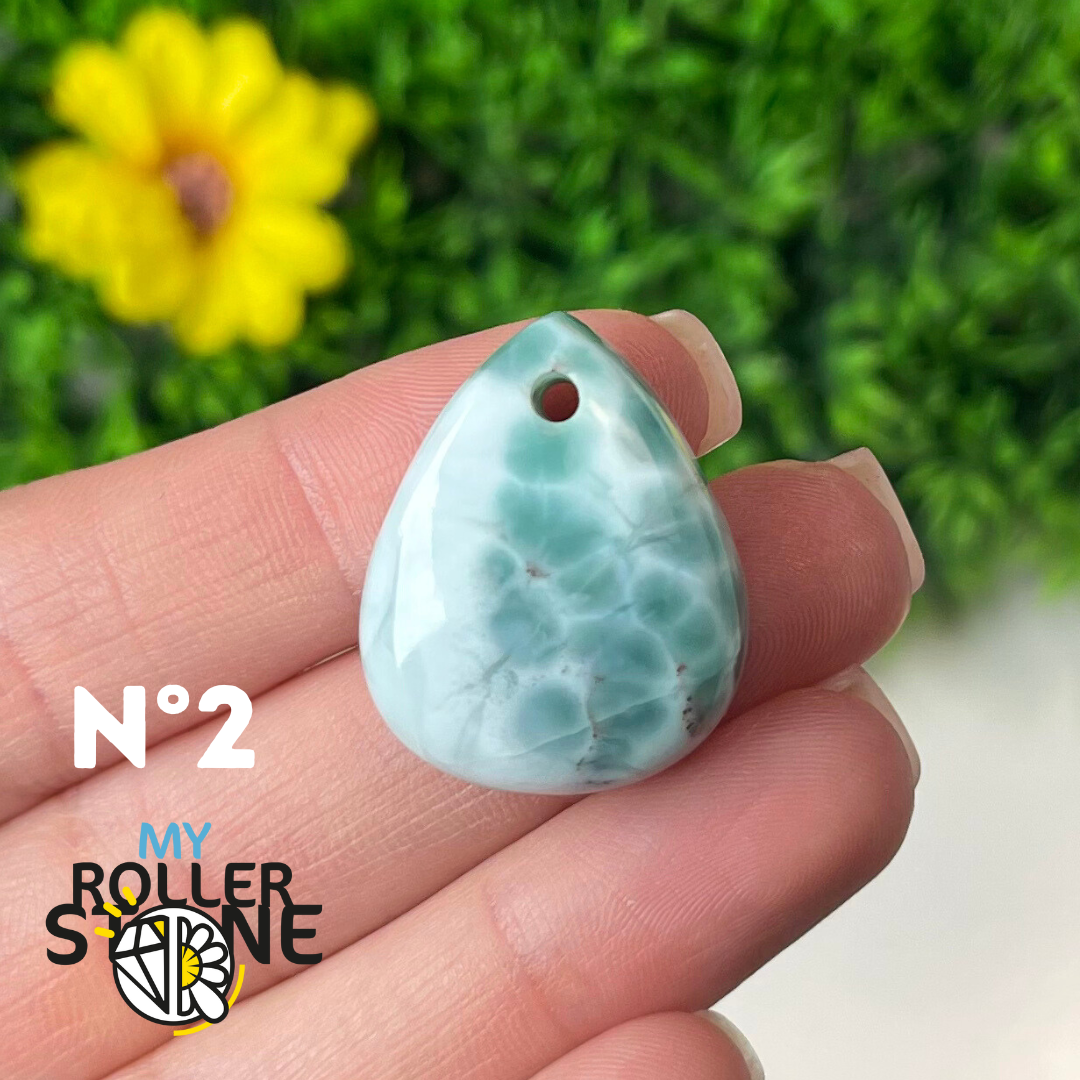 Pendentif Larimar 5A percé