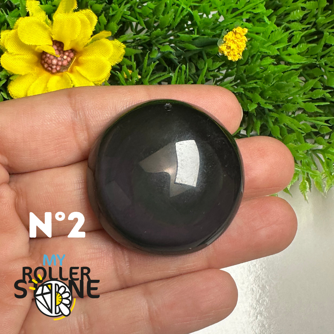 Pendentif Obsidienne Arc-en-Ciel 5A (Oeil céleste)