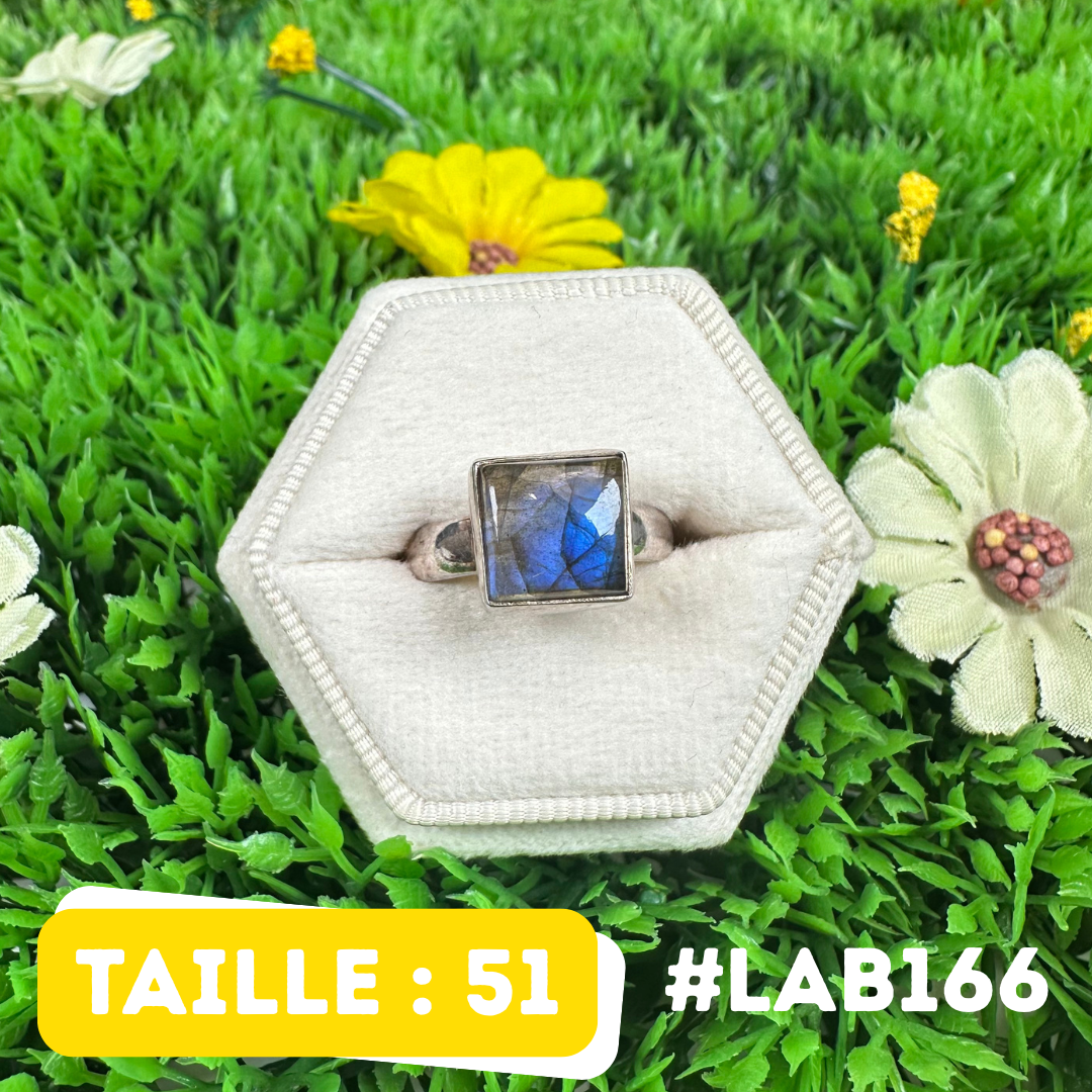 Bague Labradorite Bluefire #LAB166