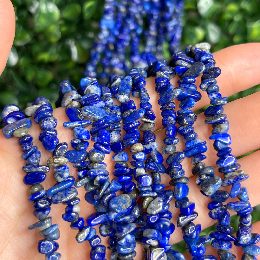 Perles Chips de Lapis Lazuli