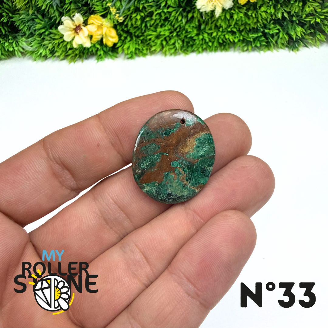 Pendentif Percé Chrysocolle