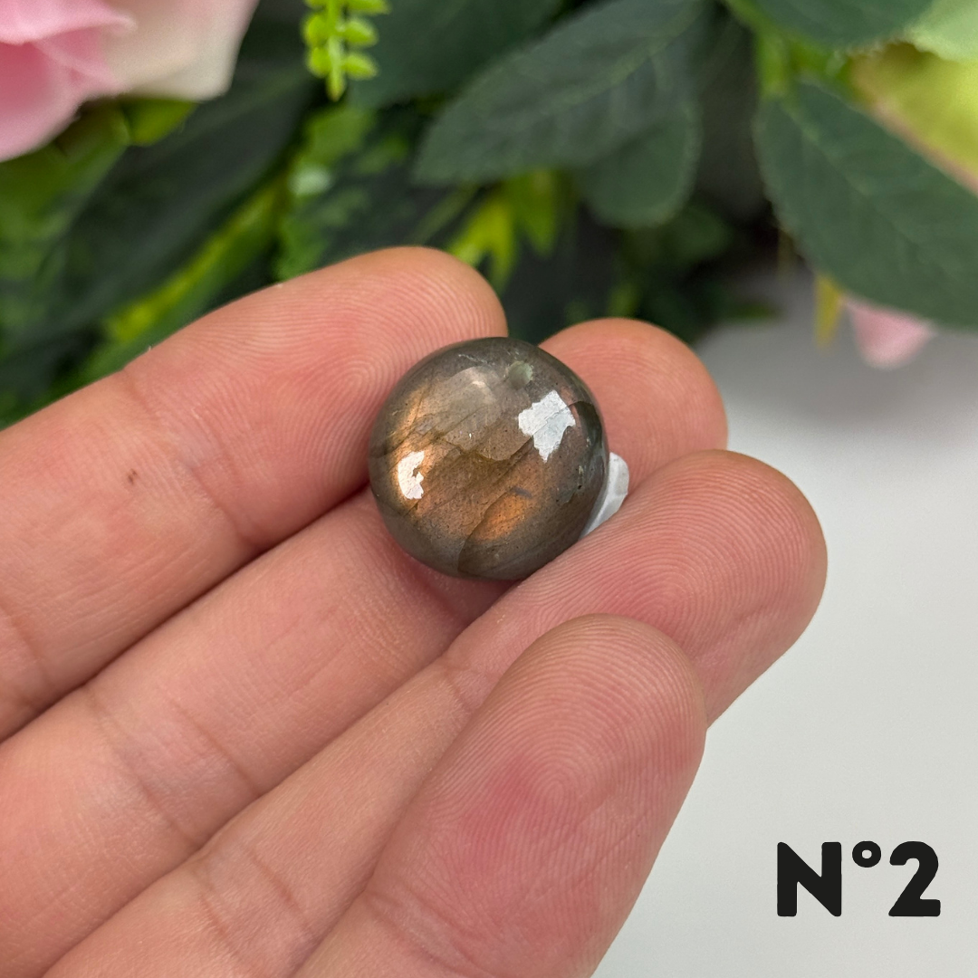 Pendentif Percé Labradorite Multi Fire 5A