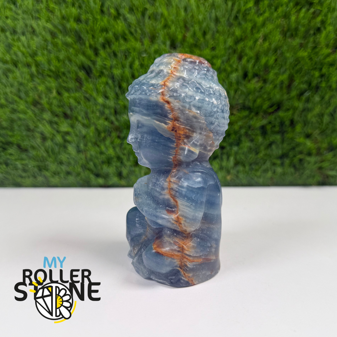 Boudha en Onyx Bleue