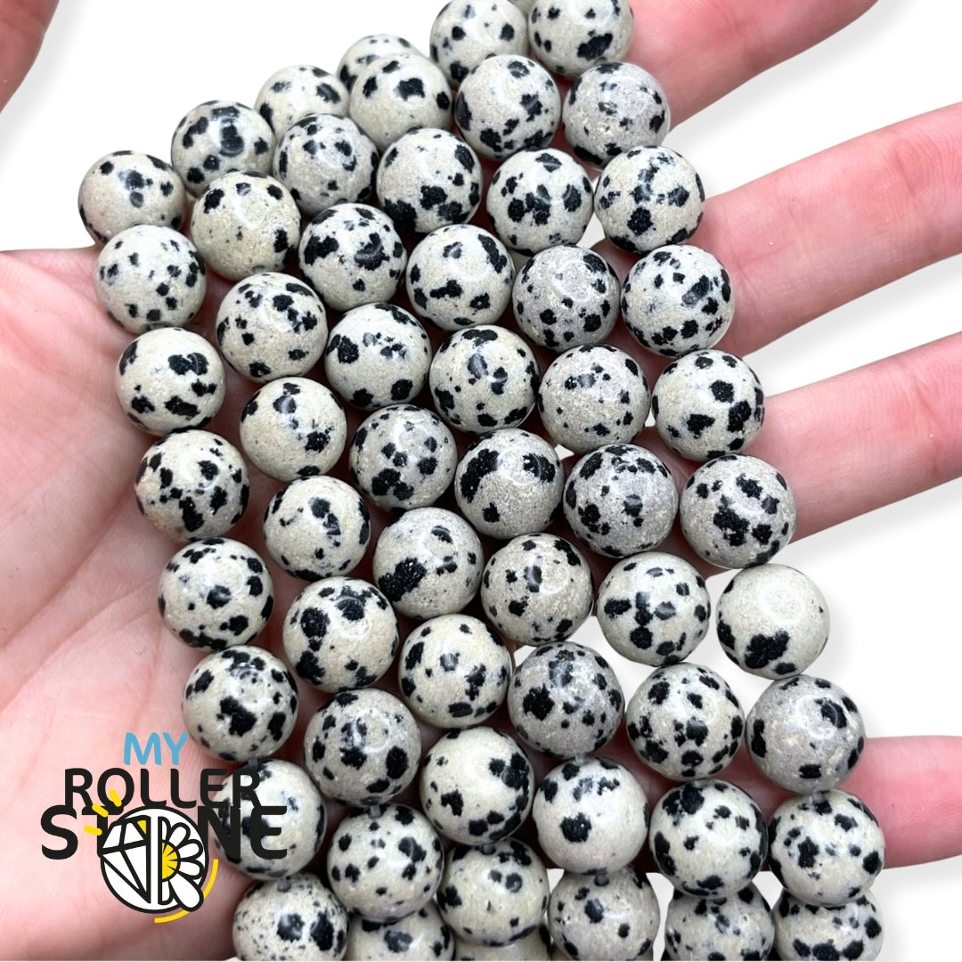 Perle Jaspe Dalmatien 10 MM