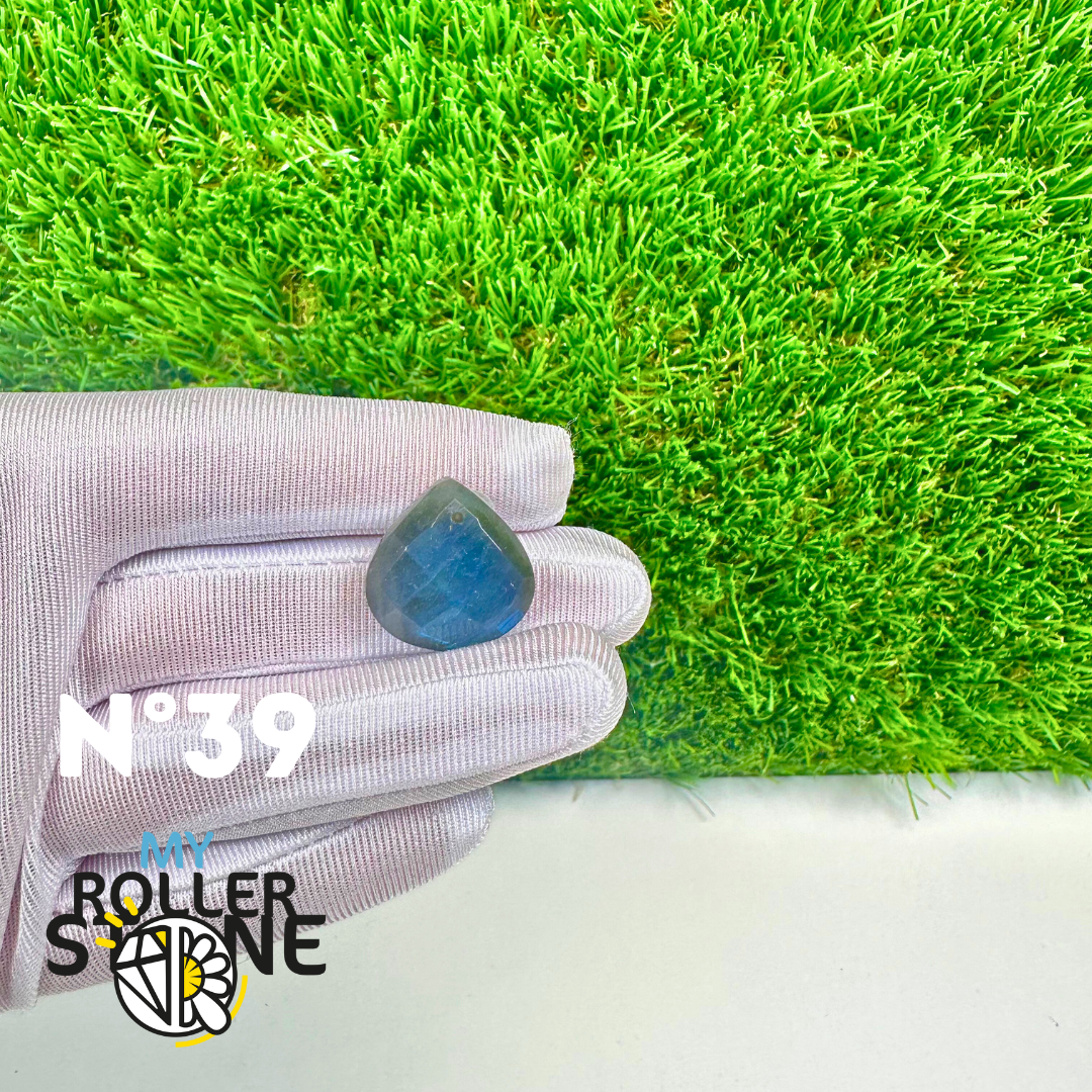 Pendentifs Labradorite blue fire Facettée 5A