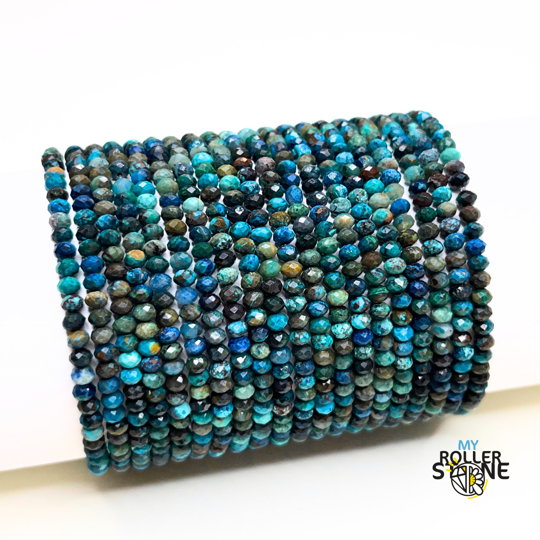 Bracelet Facettée Azurite