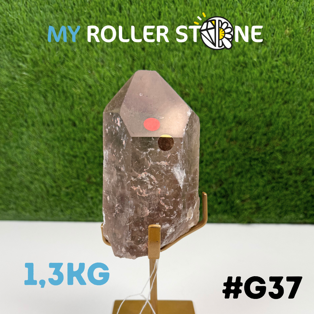 Quartz Fumé sur Support #G37