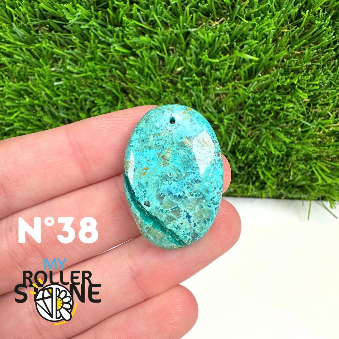 Pendentif Percé Shattuckite 5A