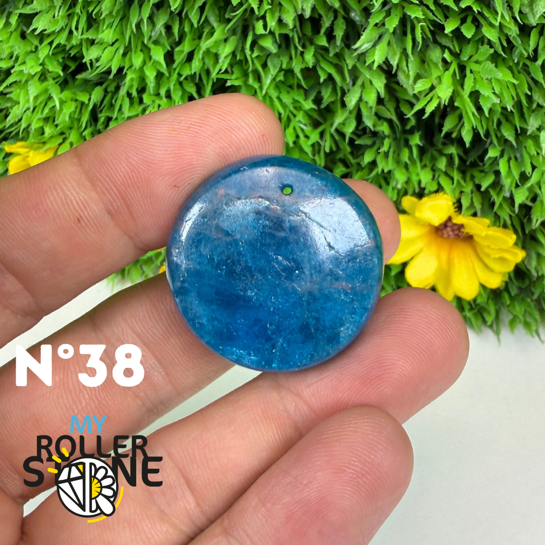 Pendentif Apatite bleue 3A