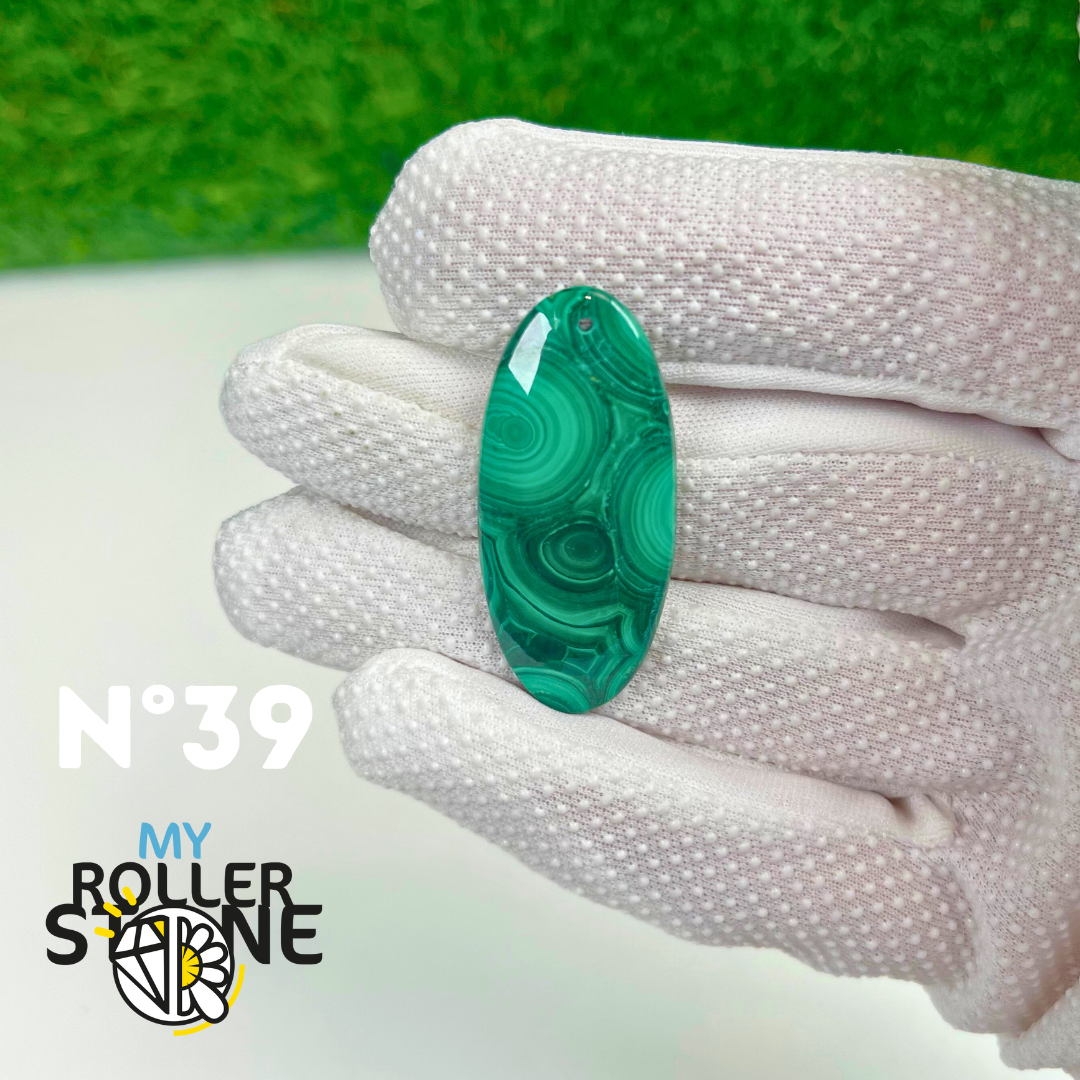 Pendentif Malachite 5A percé