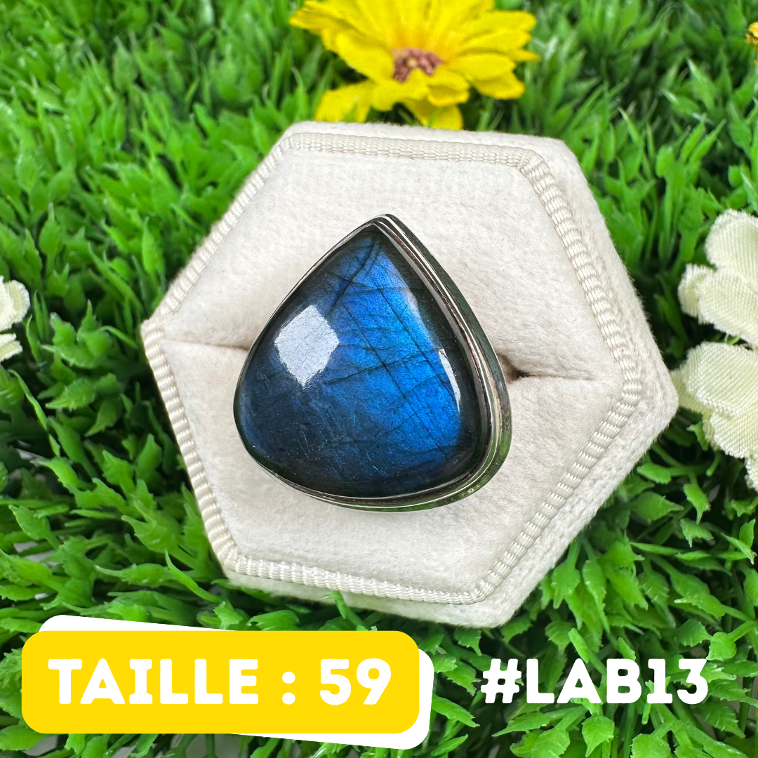Bague Labradorite Bluefire #LAB13